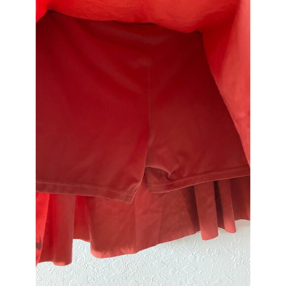 NIKE STANDARD FIT PINKSICLE LEOPARD PRINT EMBOSSED PLEATED TENNIS SKORT XL - Picture 4 of 9